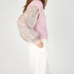 IrelandsEye Knitwear Sweetpea V-Neck Diamond Vest Pale Pink