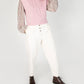 IrelandsEye Knitwear Sweetpea V-Neck Diamond Vest Pale Pink