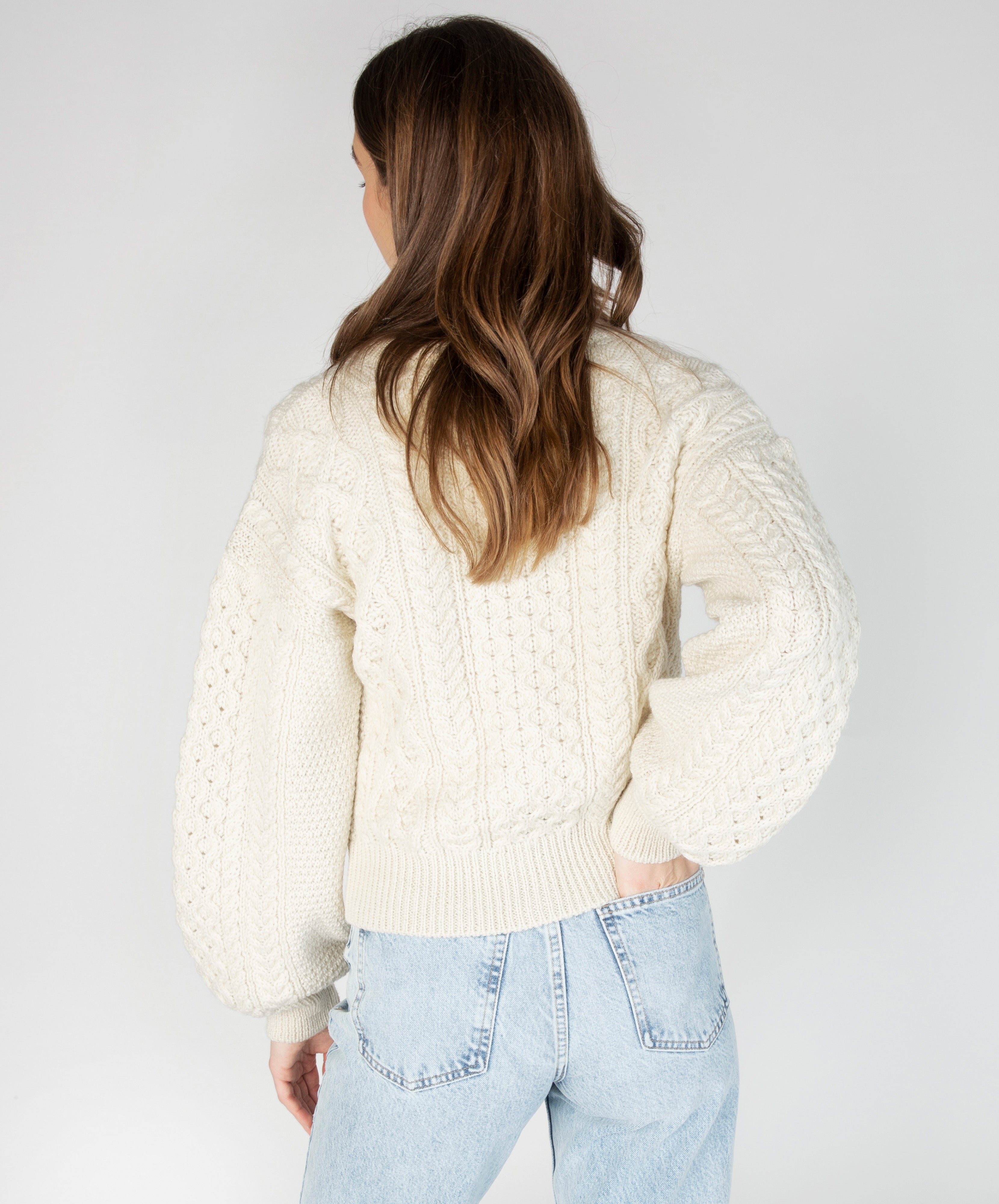 Mohair cropped outlet cardigan