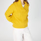 IrelandsEye Knitwear Aster Shawl Collar Oversized Sweater in Sunflower