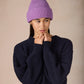 IrelandsEye Knitwear Zinnia Chunky Knit Hat Lilac Marl