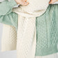IrelandsEye Knitwear Sundew Oversized Scarf  Natural