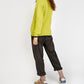IrelandsEye Knitwear Slaney Crew Neck Sweater Chartreuse
