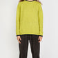 IrelandsEye Knitwear Slaney Crew Neck Sweater Chartreuse