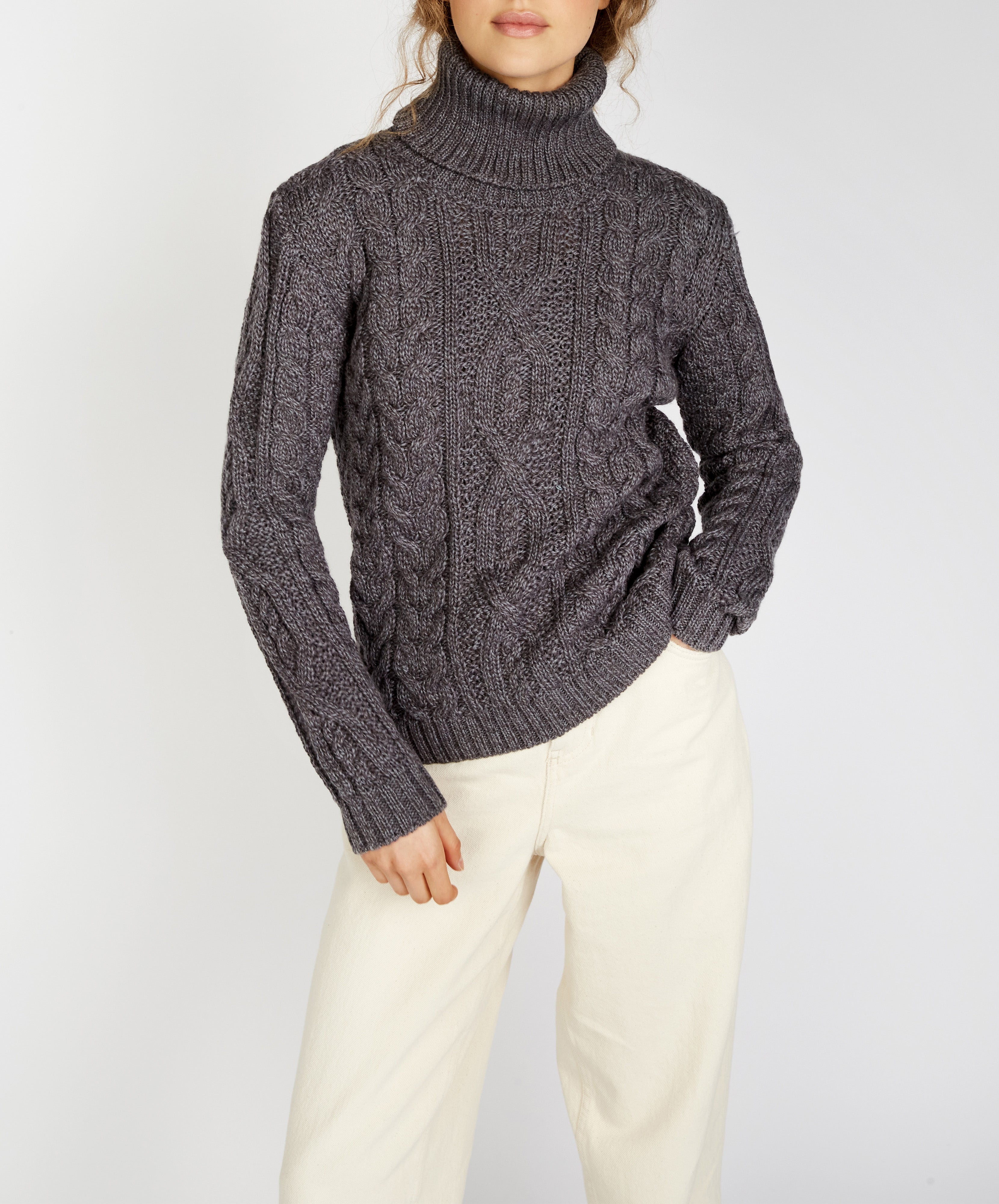 Funnel Neck Sweaters for Women IrelandsEye Knitwear