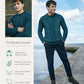Blasket Honeycomb Stitch Mens Aran Sweater Evergreen