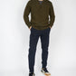 IrelandsEye Knitwear Carrowmore Jersey Cardigan in Loden