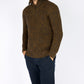 IrelandsEye Knitwear Owenroe Ribbed Troyer Sweater Desert Marl