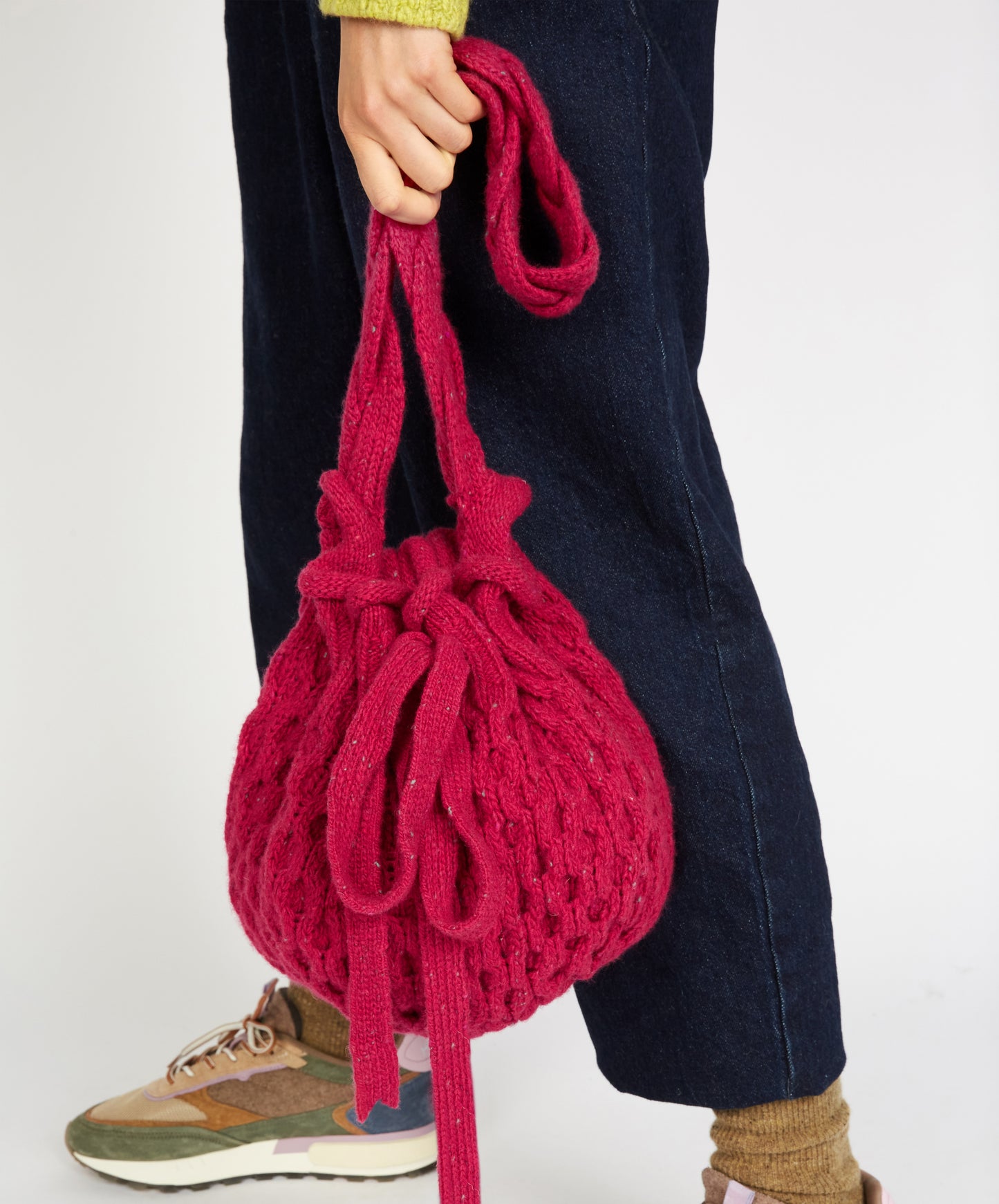 IrelandsEye Knitwear Melinda Bag Bramble Berry
