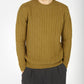 IrelandsEye Knitwear Sudbury Crew Neck Sweater Khaki