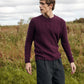 IrelandsEye Knitwear Sudbury Crew Neck Sweater Currant