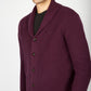 IrelandsEye Knitwear Luxe Shawl Cardigan Currant