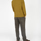 IrelandsEye Knitwear Luxe Shawl Cardigan Khaki