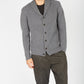 IrelandsEye Knitwear Luxe Shawl Cardigan Smoke