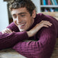  IrelandsEye Knitwear Villiers Textured Raglan Sweater Currant