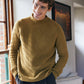 IrelandsEye Knitwear Villiers Textured Raglan Sweater Khaki