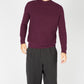 IrelandsEye Knitwear Villiers Textured Raglan Sweater Currant