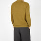 IrelandsEye Knitwear Villiers Textured Raglan Sweater Khaki