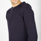 IrelandsEye Knitwear Luxe Jersey Hoodie Midnight Blue