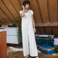 IrelandsEye Knitwear Sanderling Jumpsuit Bone