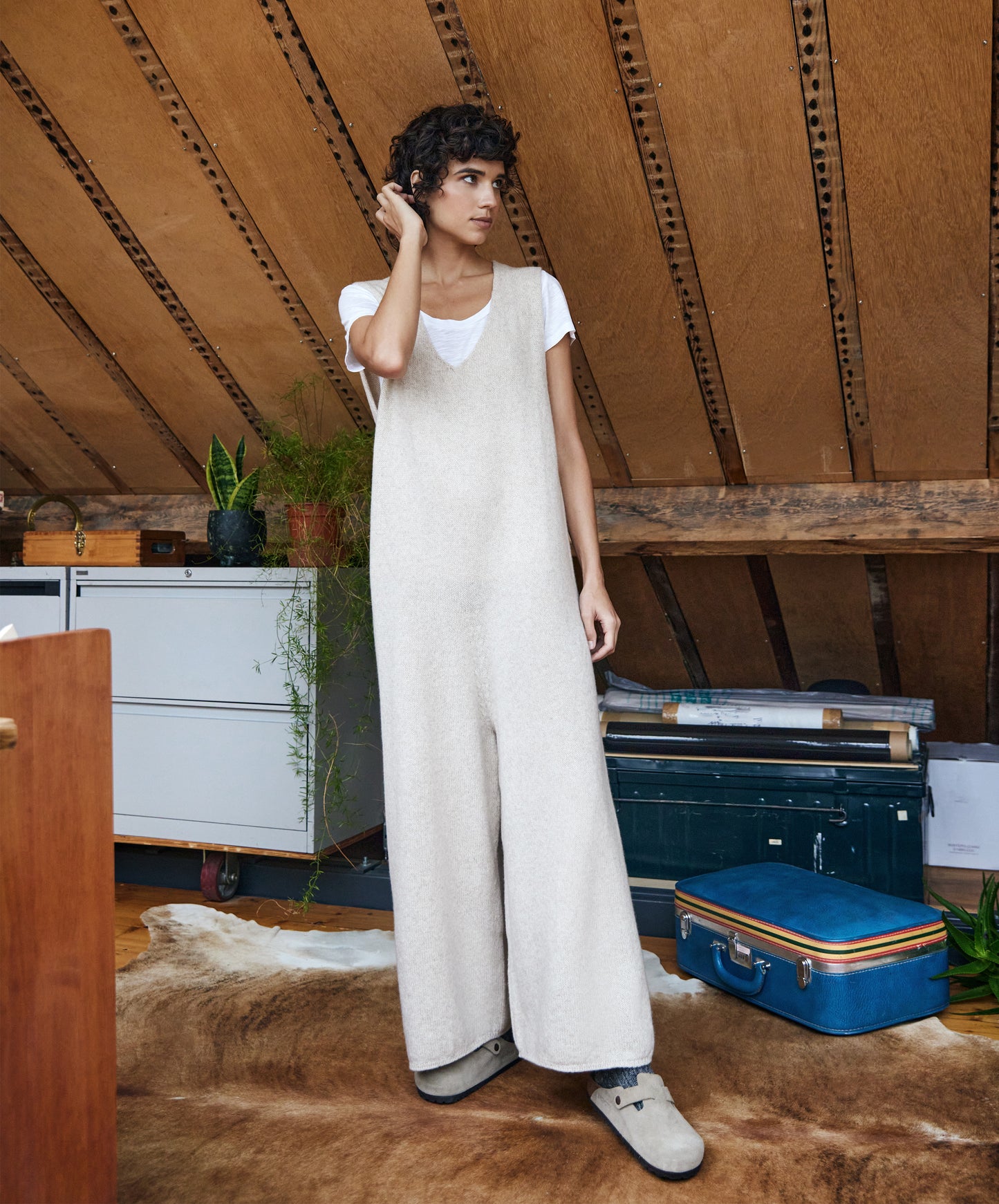 IrelandsEye Knitwear Sanderling Jumpsuit Bone