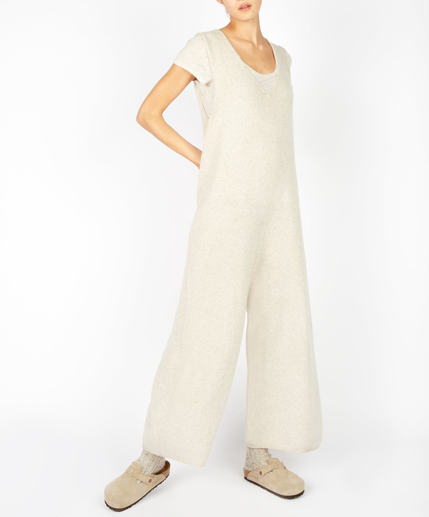 IrelandsEye Knitwear Sanderling Jumpsuit Bone