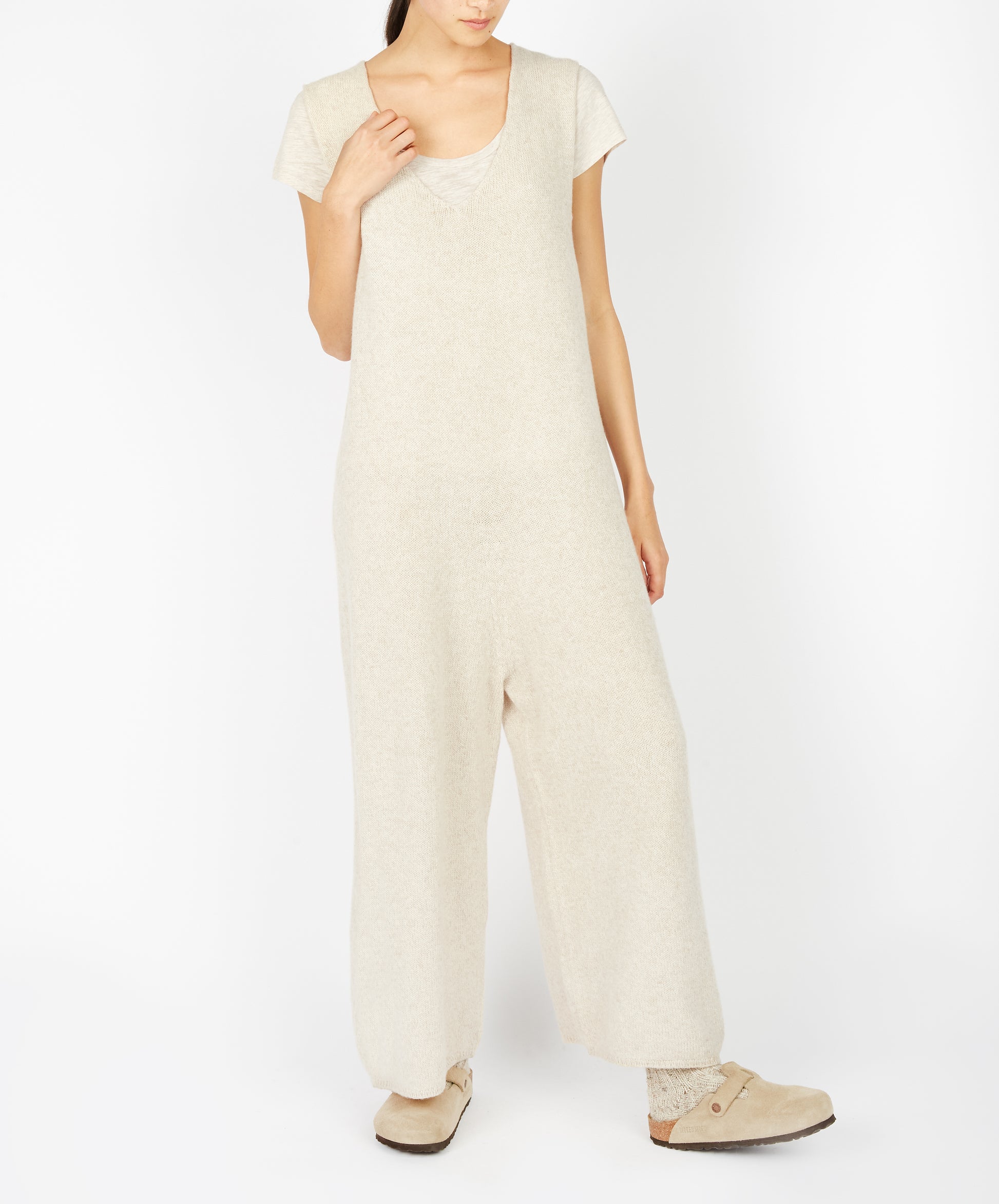 IrelandsEye Knitwear Sanderling Jumpsuit Bone