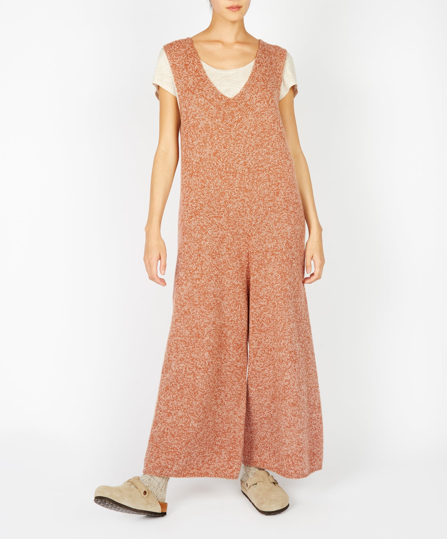 IrelandsEye Knitwear Sanderling Jumpsuit Cedar Marl