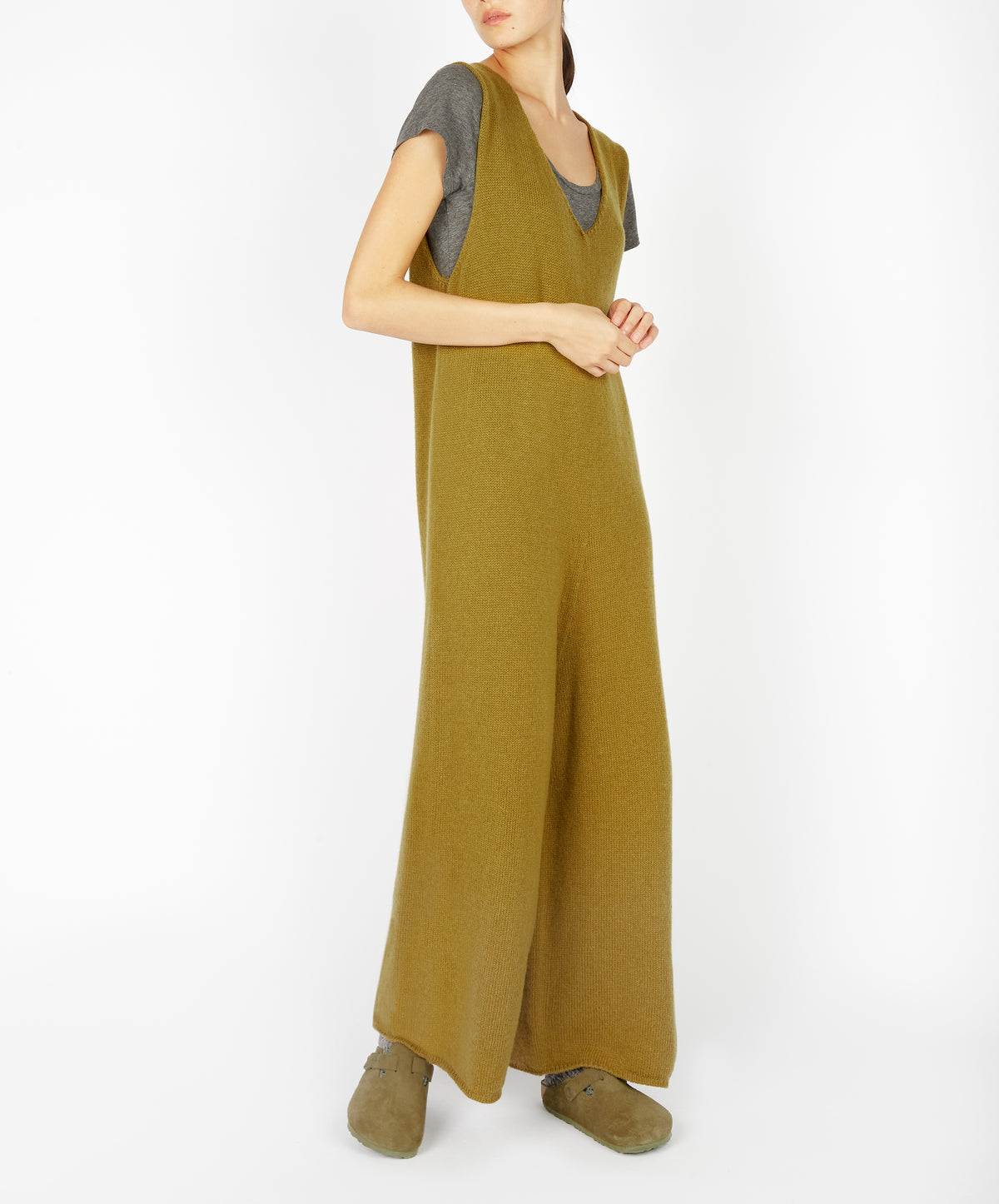 IrelandsEye Knitwear Sanderling Jumpsuit Khaki