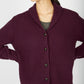 IrelandsEye Knitwear Robin Shawl Cardigan Currant