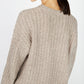 IrelandsEye Knitwear Corbin Cable Crew Neck Eggshell