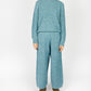 IrelandsEye Knitwear Corbin Cable Crew Neck Larimar