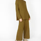 IrelandsEye Knitwear Osprey Funnel Neck Khaki