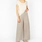 IrelandsEye Knitwear Kestrel Cropped Trousers Eggshell