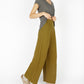 IrelandsEye Knitwear Kestrel Cropped Trousers Khaki