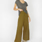 IrelandsEye Knitwear Kestrel Cropped Trousers Khaki