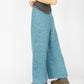 IrelandsEye Knitwear Kestrel Cropped Trousers Larimar