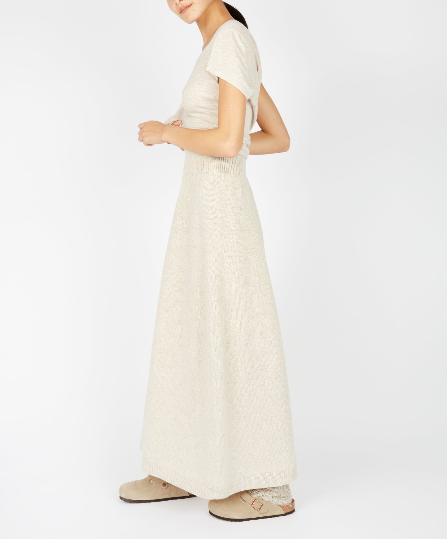 IrelandsEye Knitwear Whimbrel Skirt Bone