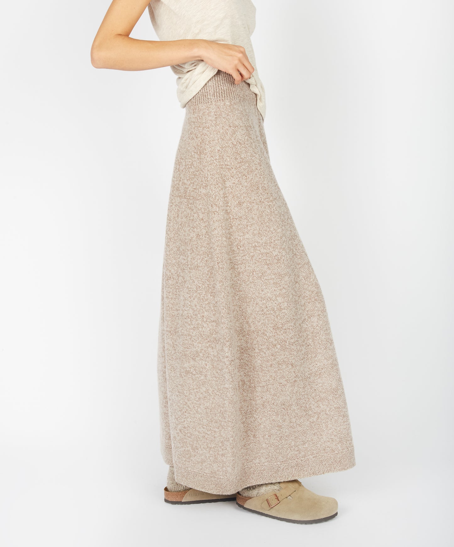 IrelandsEye Knitwear Whimbrel Skirt Eggshell