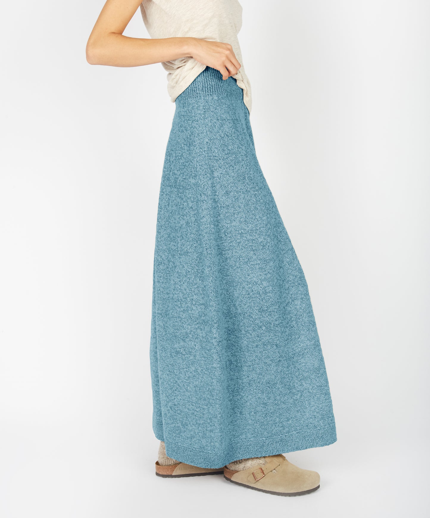IrelandsEye Knitwear Whimbrel Skirt Larimar