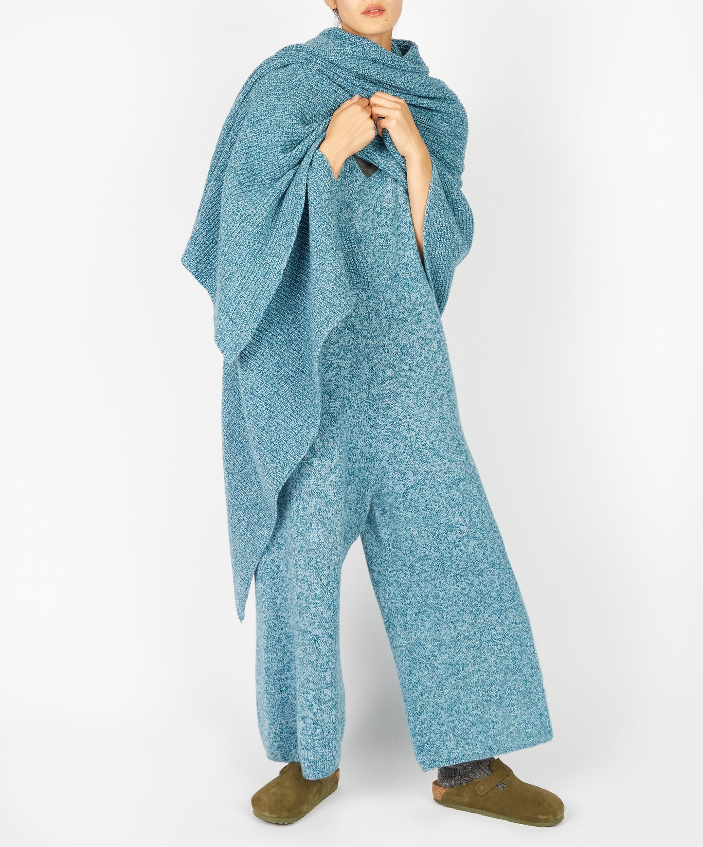 IrelandsEye Knitwear Mockingbird Throw Larimar