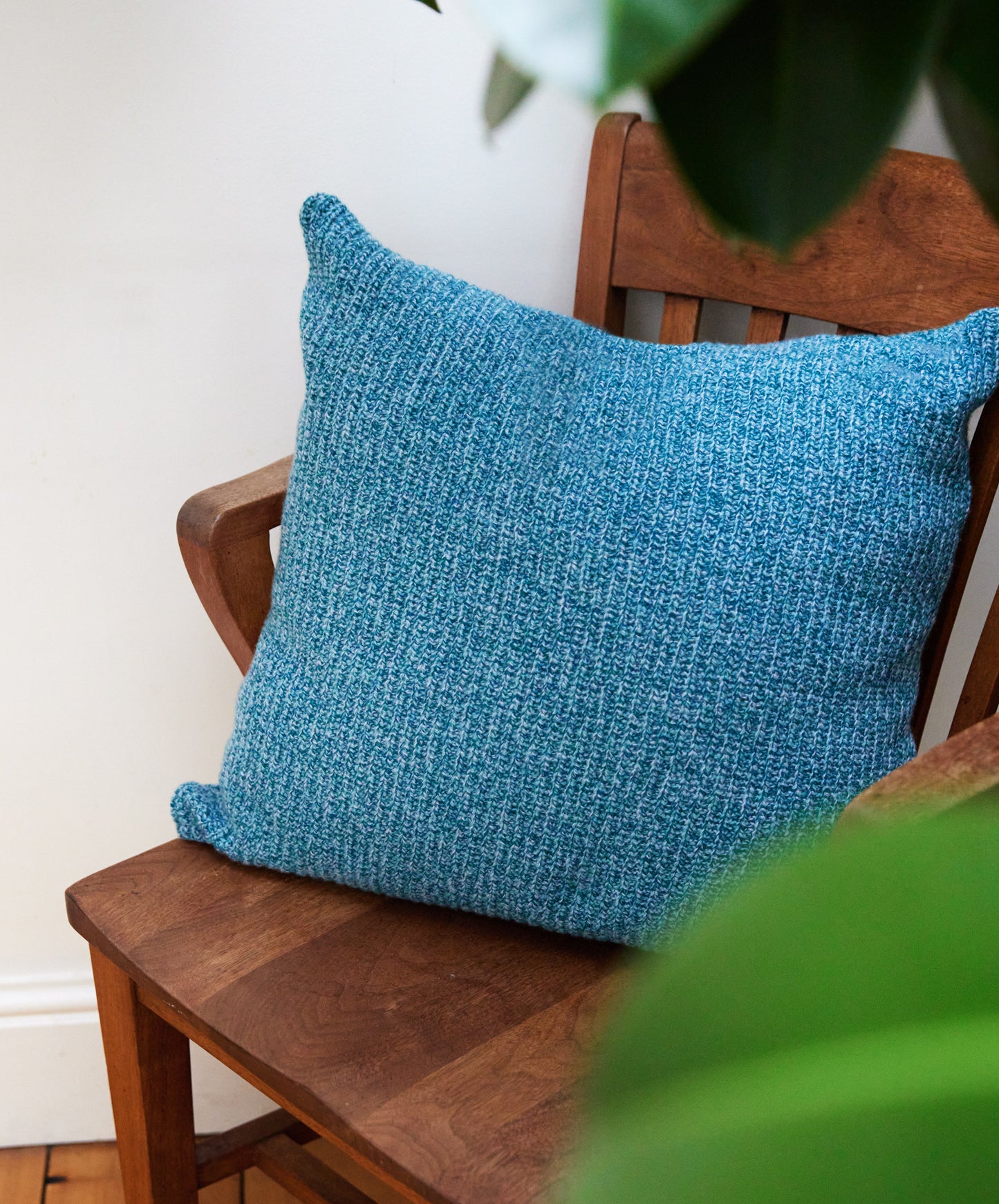 IrelandsEye Knitwear Havilah Cushion Cover Larimar 