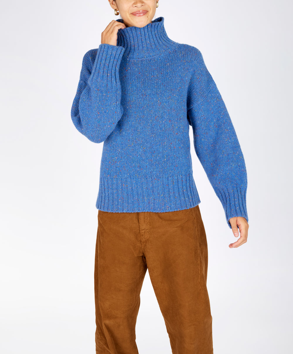 Paige Polo Neck Marina IrelandsEye Knitwear