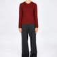 IrelandsEye Knitwear The 'Dana' Cable Crew Neck Sable Marl