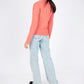 IrelandsEye Knitwear The 'Dana' Cable Crew Neck Salmon