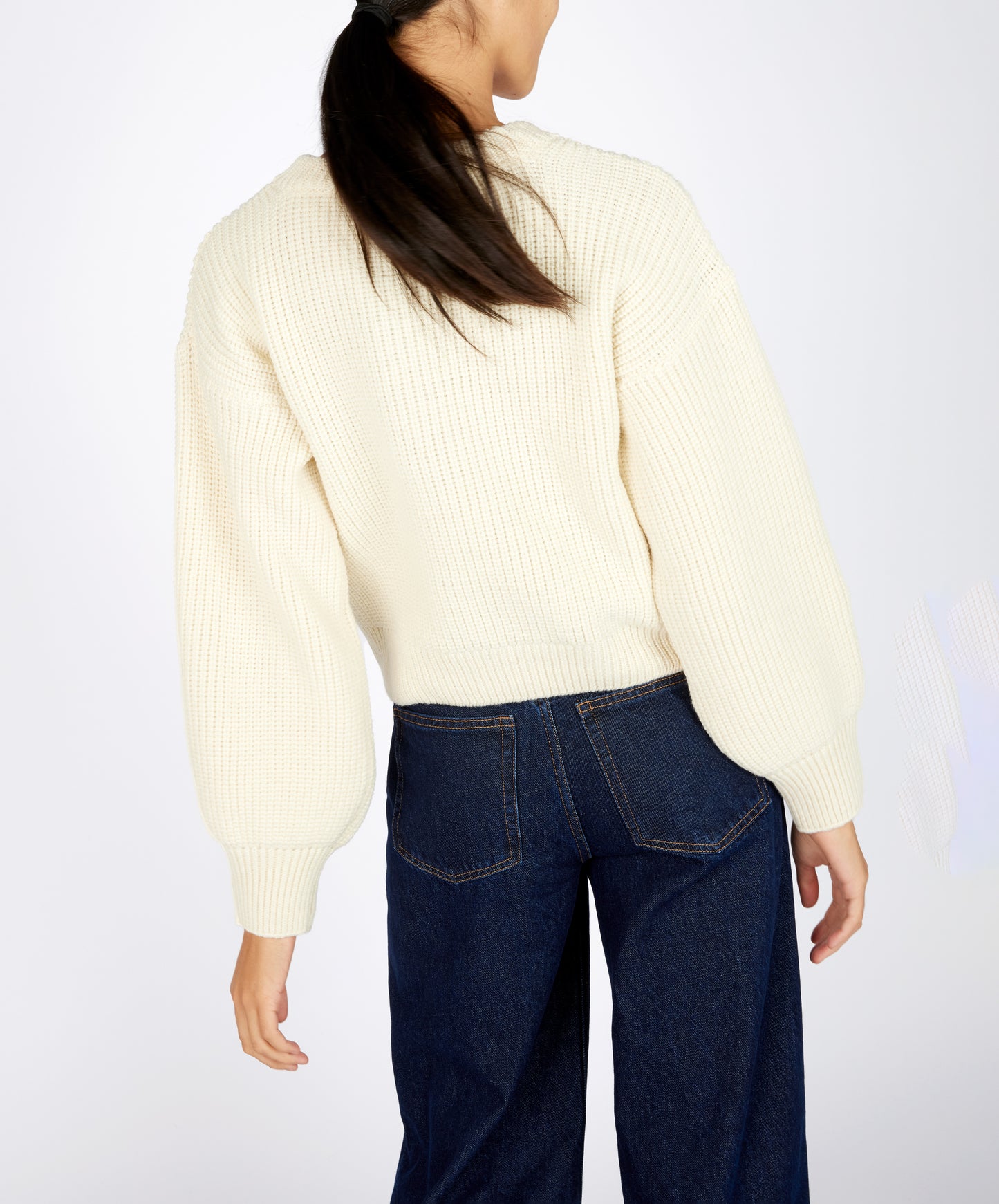 IrelandsEye Knitwear The 'Nuada' Crew Neck Natural