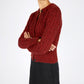 IrelandsEye Knitwear The 'Elva' Cropped Cardigan Sable Marl