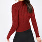 IrelandsEye Knitwear The 'Elva' Cropped Cardigan Sable Marl