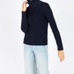IrelandsEye Knitwear The 'Rylee' Polo Neck Navy