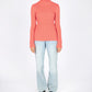 IrelandsEye Knitwear The 'Rylee' Polo Neck Salmon